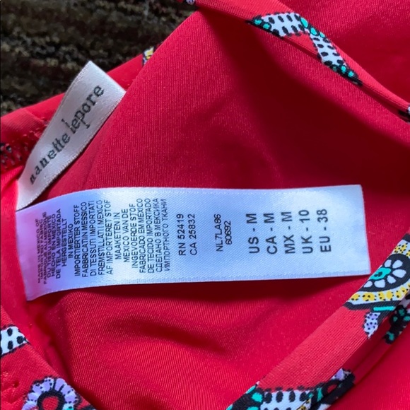 NANETTE LEPORE RUBY PATTERNED BIKINI - Picture 4 of 5